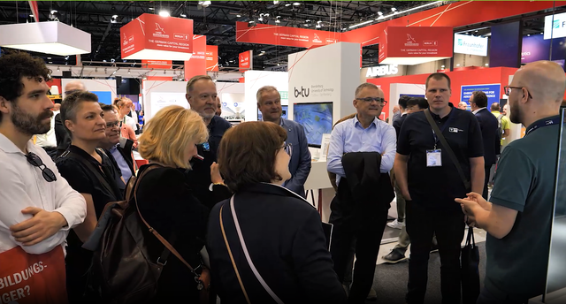 Andrang auf dem Messestand